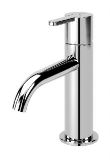 Смеситель для раковины однорычажный, без донного клапана, хром Cezares LEAF-LSM2-01-W0